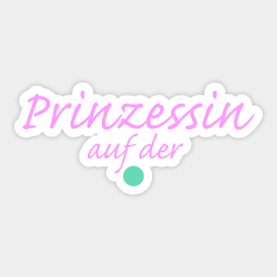 Princess on the pea (b) Sticker